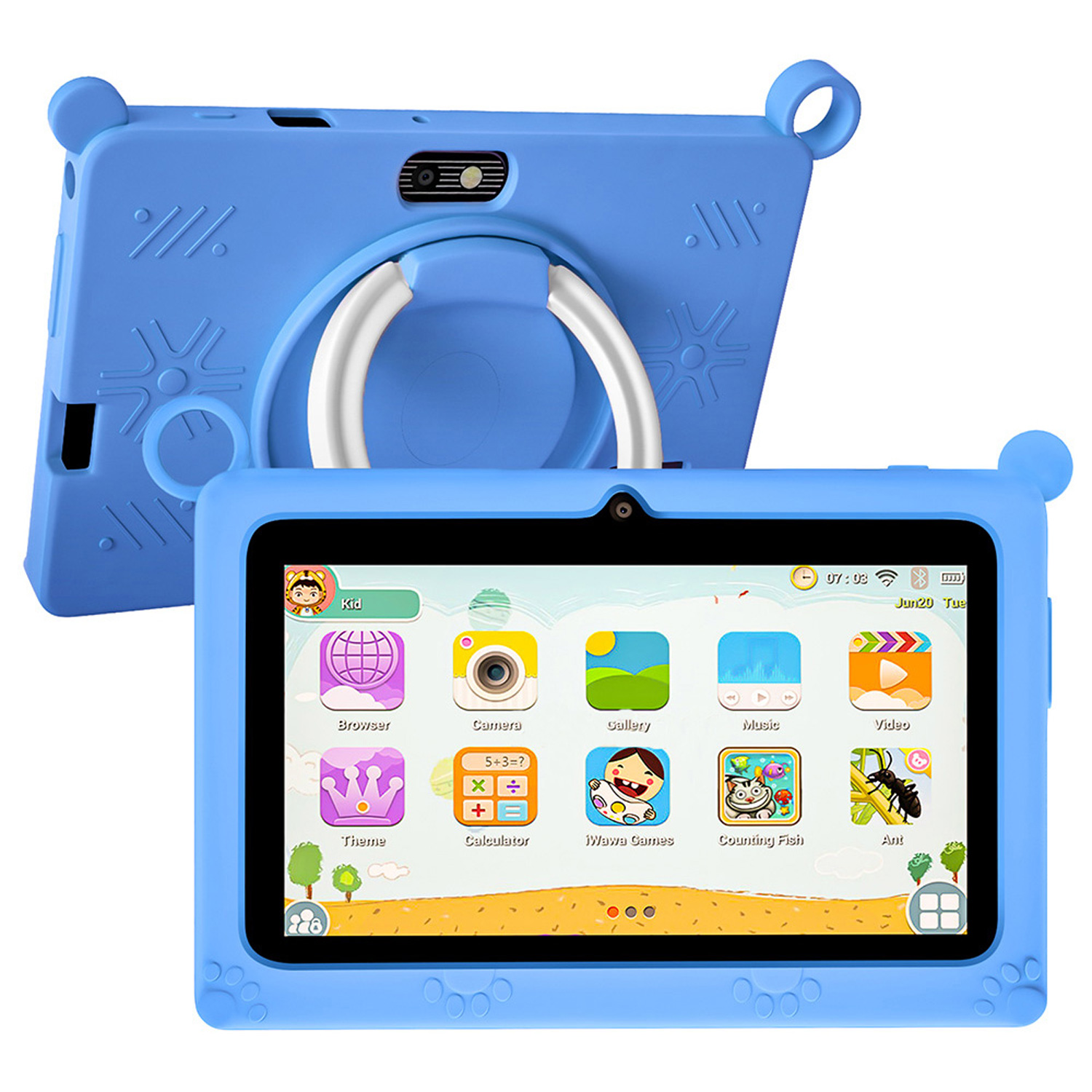Kids Tablet With Accessories - 新型5Gキッズタブレット 7インチ クアッドコア 4GB/64GB Android 13