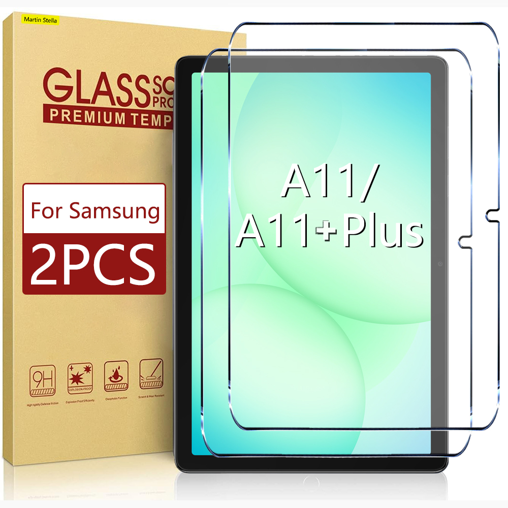 Tablet S9 Fe Accessories - Samsung Galaxy Tab A11 Plus A11+用強化ガラススクリーンプロテクター