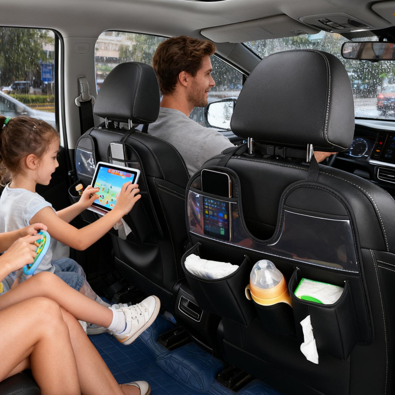 後部座席用カーオーガナイザー、カップホルダー、タブレットホル - Kids Tablet With Accessories のレビューと価格