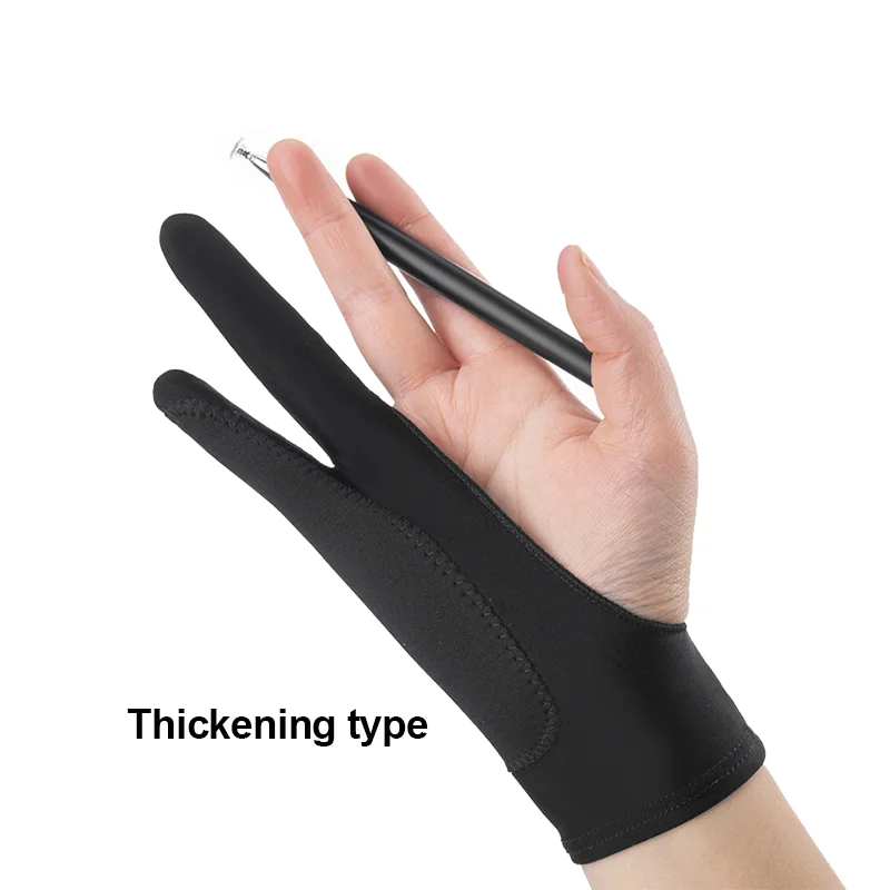 2本指描画手袋 アンチタッチペイント手袋 iPad タブレッ - Drawing Glove Artist のレビューと価格