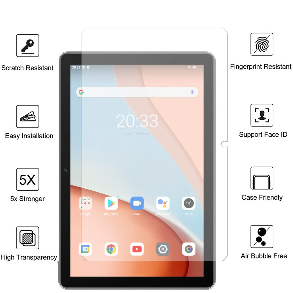 強化ガラススクリーンプロテクター,タブレットフィルム,黒の保 - Blackview Tablet Accessories のレビューと価格