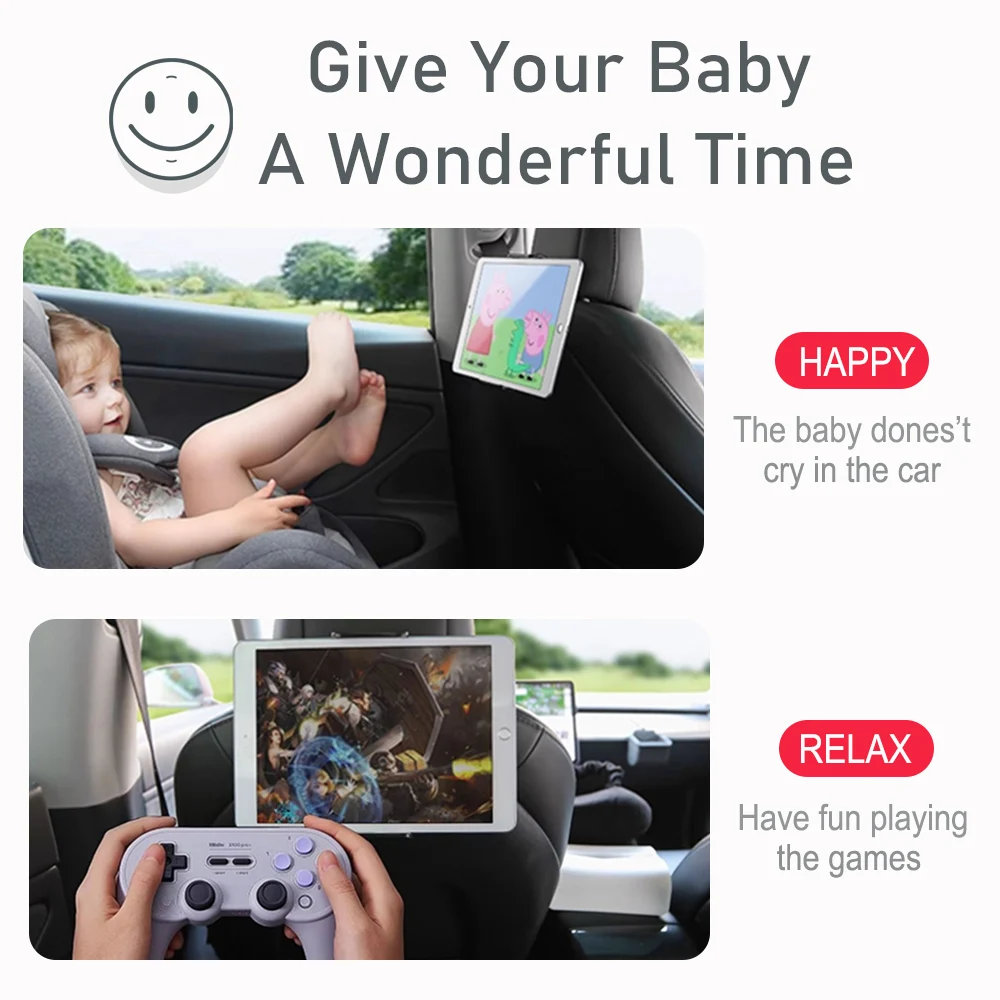テスラ モデルY モデル3用タブレットホルダー ヘッドレスト - Kids Tablet With Accessories のレビューと価格