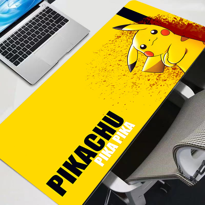 マウスパッド大 P-ピカチュウゴム PC コンピュータゲーム - Rugged Tablet Accessories のレビューと価格
