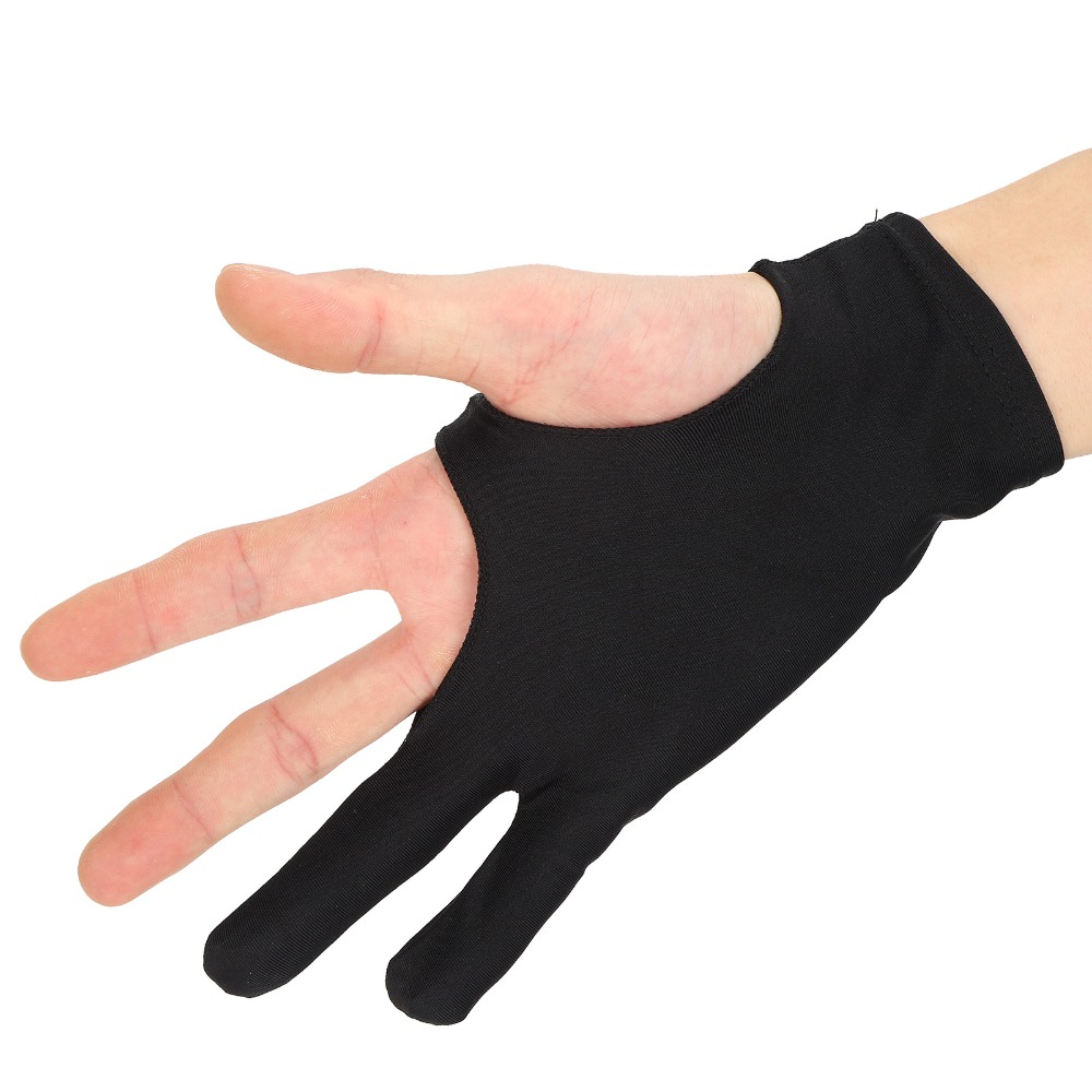 2個入り耐久性のある二本指デザインの描画用手袋、誤操作防止、 - Drawing Glove Artist のレビューと価格