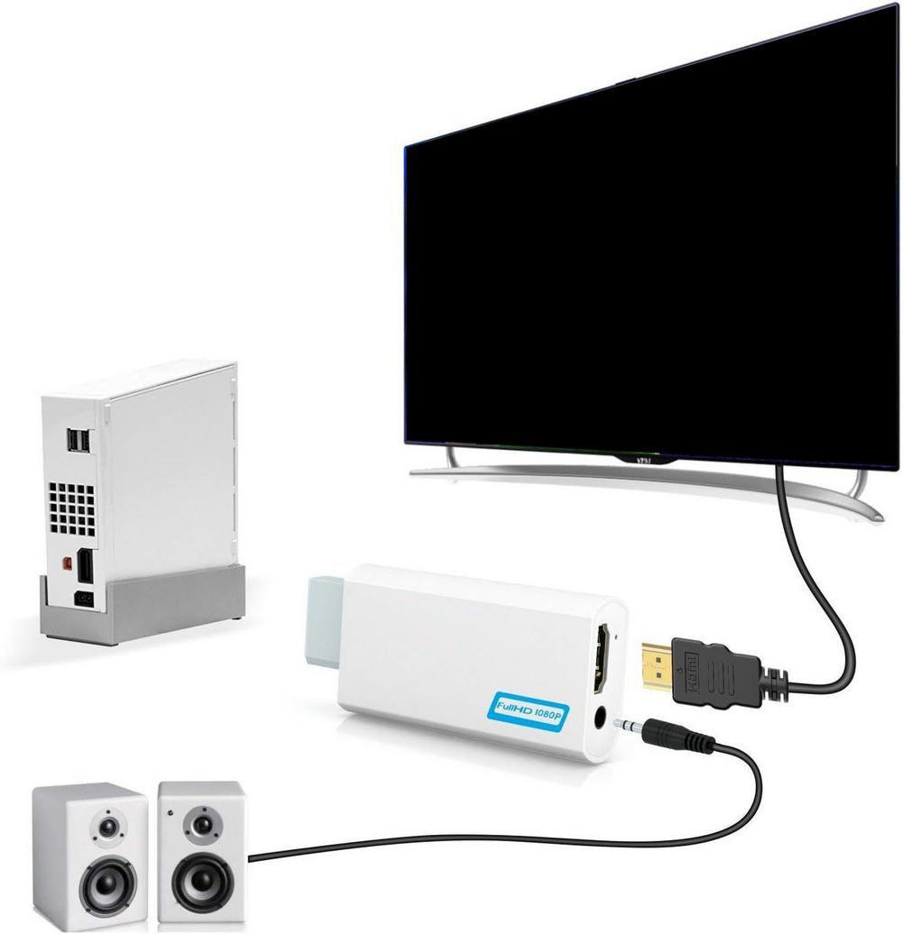 フルHD 1080P Wii to HDMI 3.5mmオー - Hdmi Adapter Tablet のレビューと価格