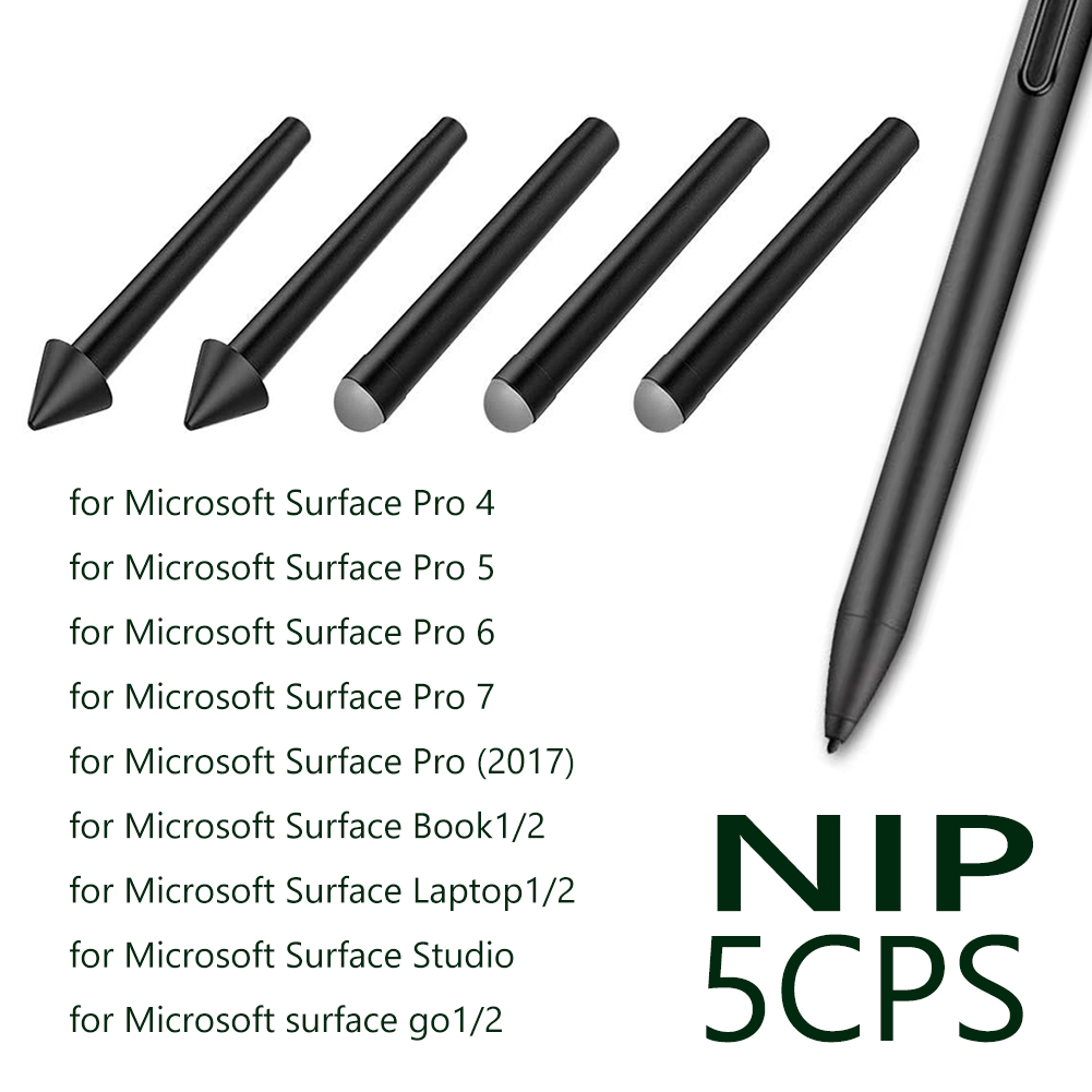Surface Pro 7用ペン先交換キット 5個入り HB - Stylus Replacement Tip のレビューと価格