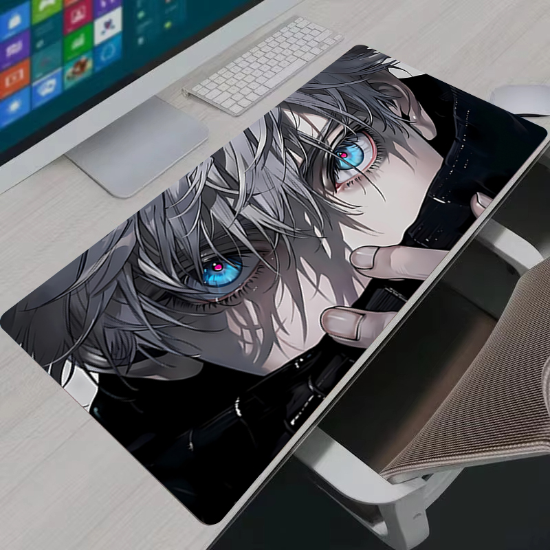 マウスパッドクールアニメ呪術廻戦五条悟大型ゲーミングマウスパ - Rugged Tablet Accessories のレビューと価格
