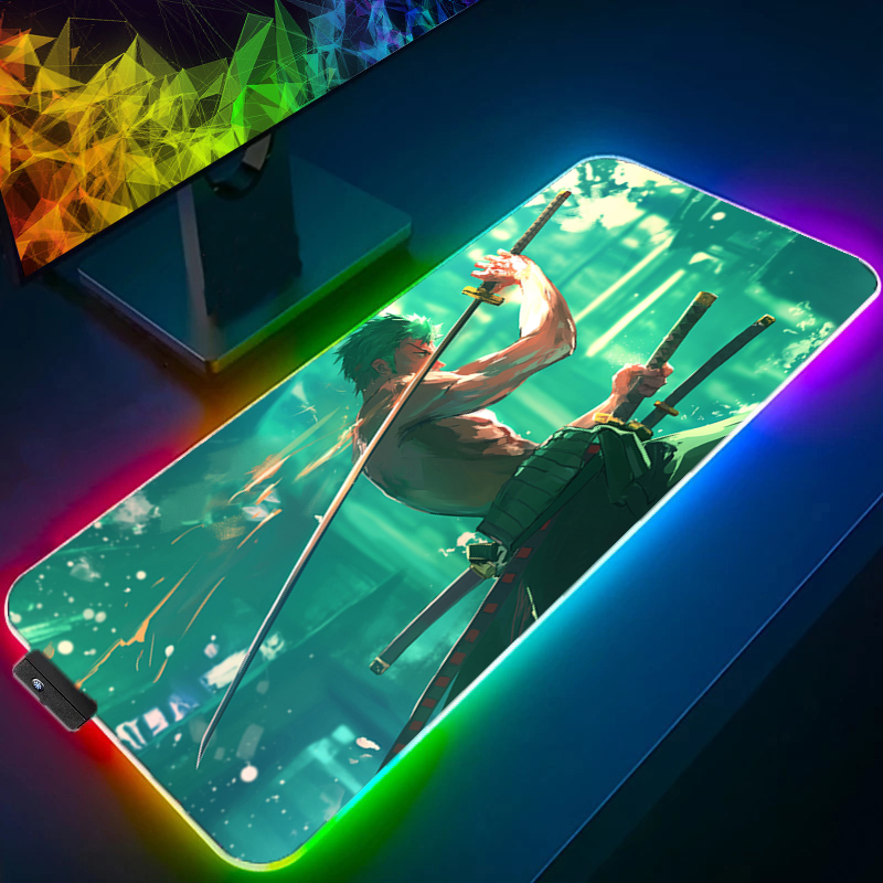ワンピースゾロマウスパッド RGB ゲームアクセサリー Ga - Rugged Tablet Accessories のレビューと価格
