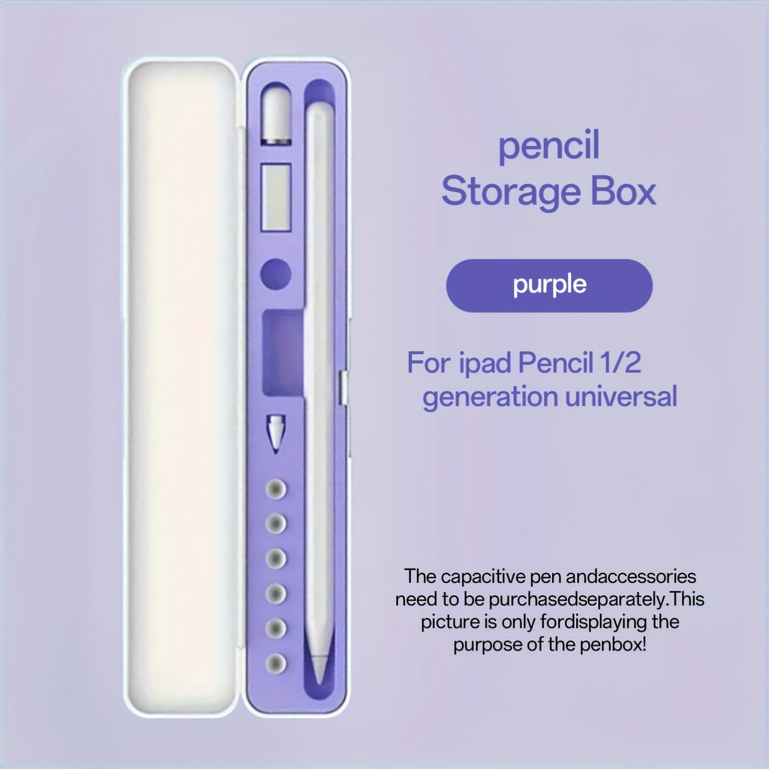 Apple Pencil 1/2世代用ユニバーサル保護収納ケ - Tablet Accessories Case のレビューと価格