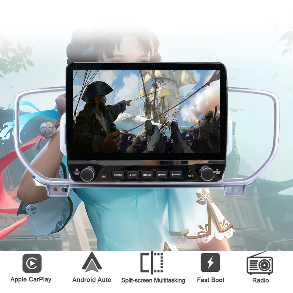 Android 14搭載カーステレオマルチメディアPCタブレ - Tablet Danish Mobile & Accessories Faisalabad のレビューと価格