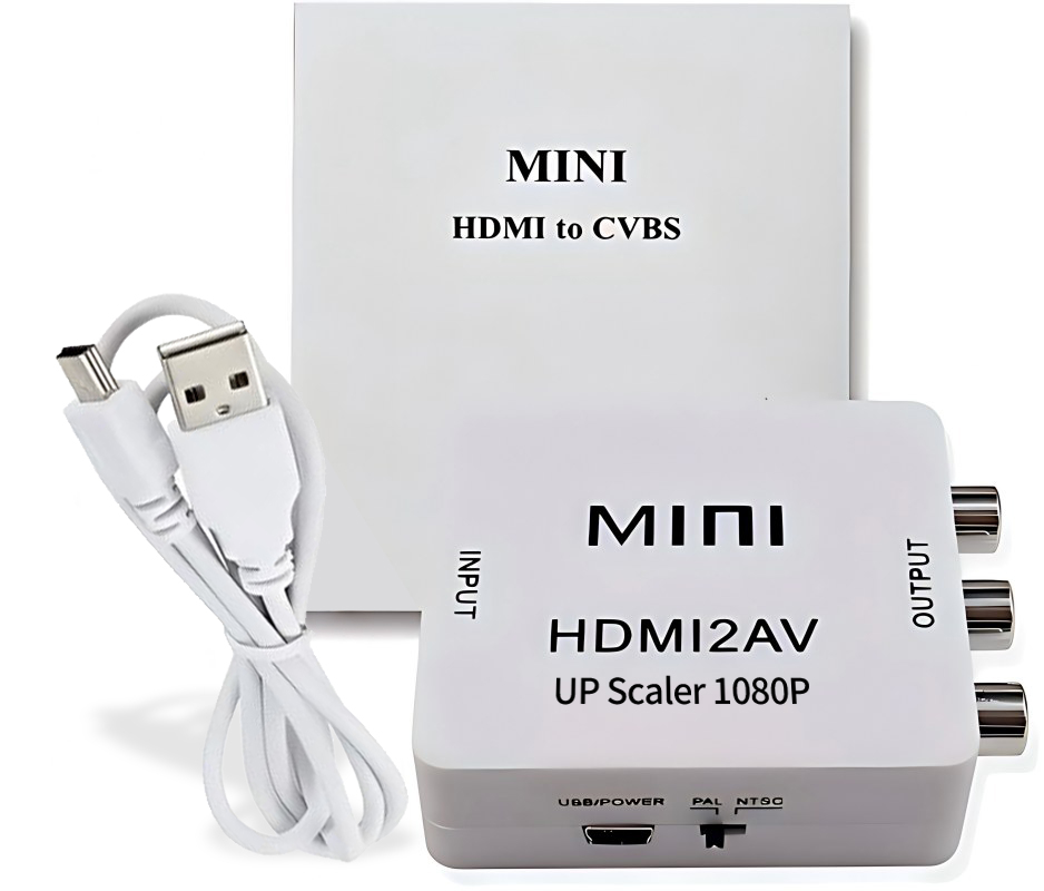 1080P HDMI 互換 AV RCA コンバーターボック - Hdmi Adapter Tablet のレビューと価格