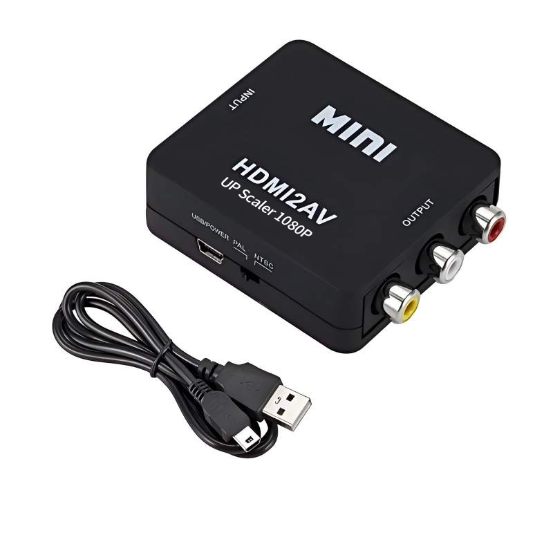 1080P HDMI 互換 AV RCA コンバーターボック - Hdmi Adapter Tablet のレビューと価格