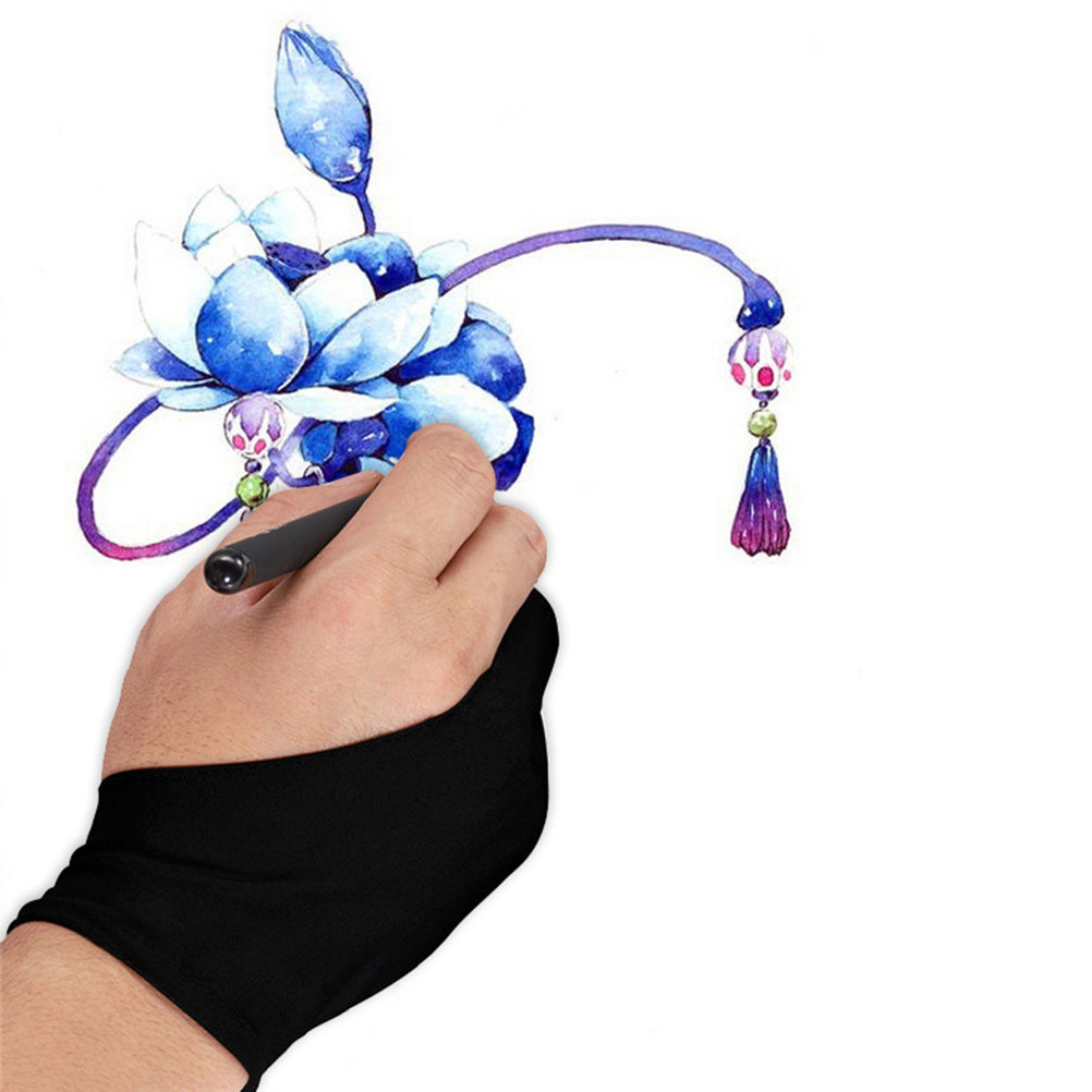 4個入り 二本指アーティスト用描画グローブ スケッチ用防汚ス - Drawing Glove Artist のレビューと価格